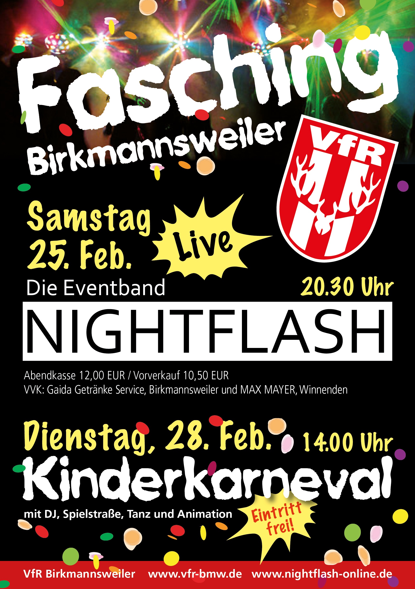 VfR Flyer Fasching